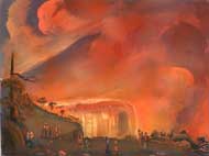la grande eruzione del vesuvio del 1771